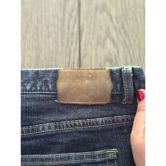 EUC Lauren Jeans Co. Womens Premium 18W Blue Denim Straight-Leg Stretch Jeans - Picture 6 of 7